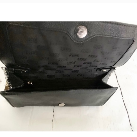 Michael Kors Black Hamilton Whipped Leather Handbag - Picture 6 of 10